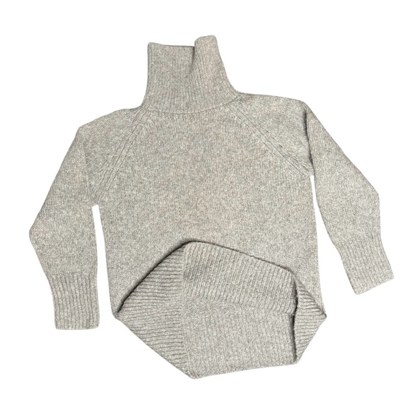 Group BABATON grey Alpaca Sweater essential winter basic size small - Picture 3 of 12